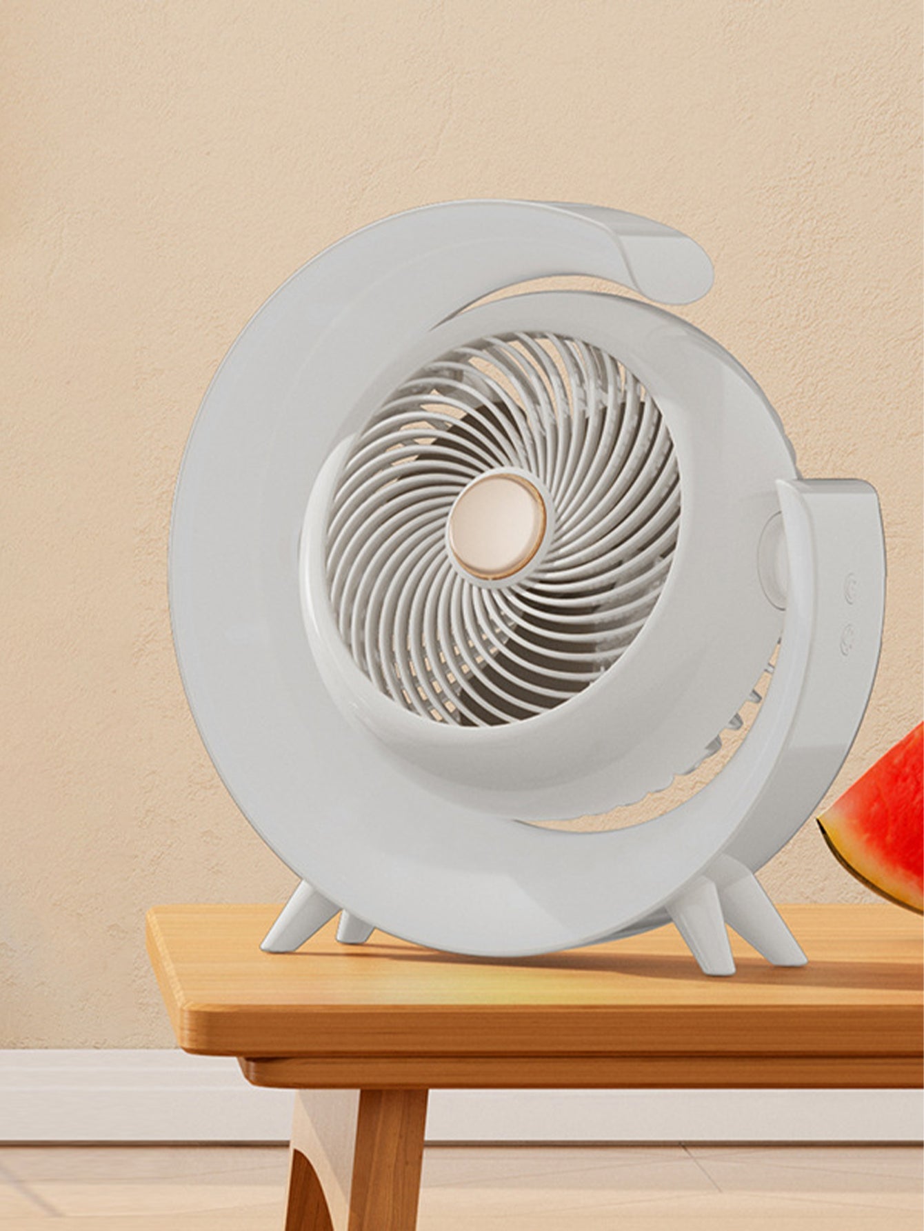 Portable USB Desktop Fan with Ambient Light - 2 Styles and 4 Colours