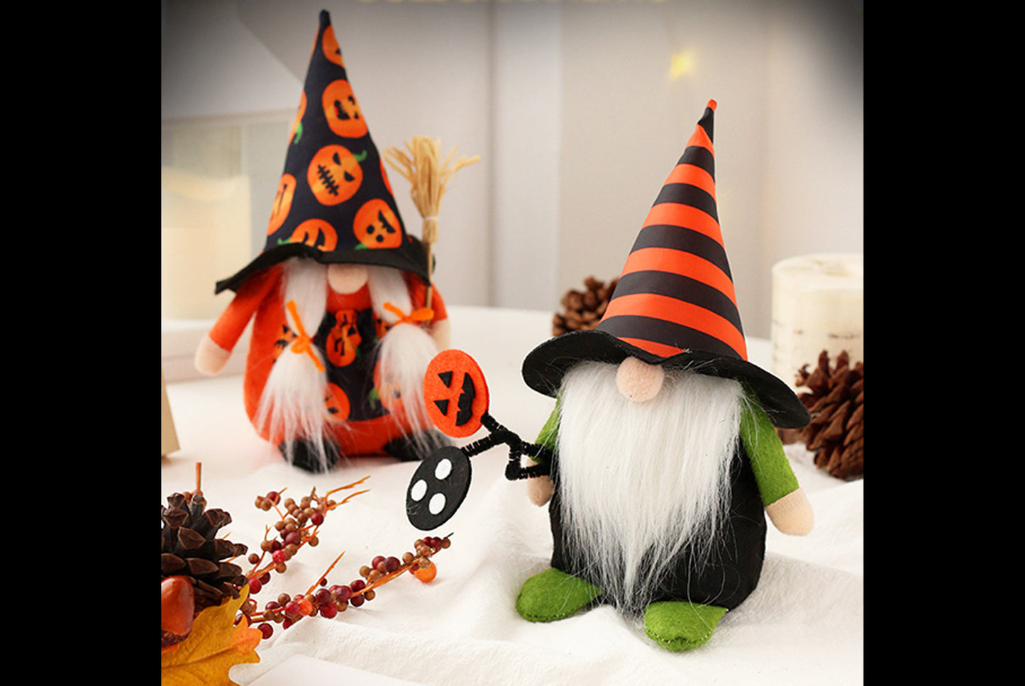 **Halloween Faceless Old Man Witch Doll**