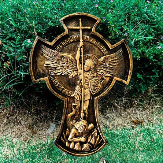 European Outdoor Courtyard Decoration - Angel Cross Decoration