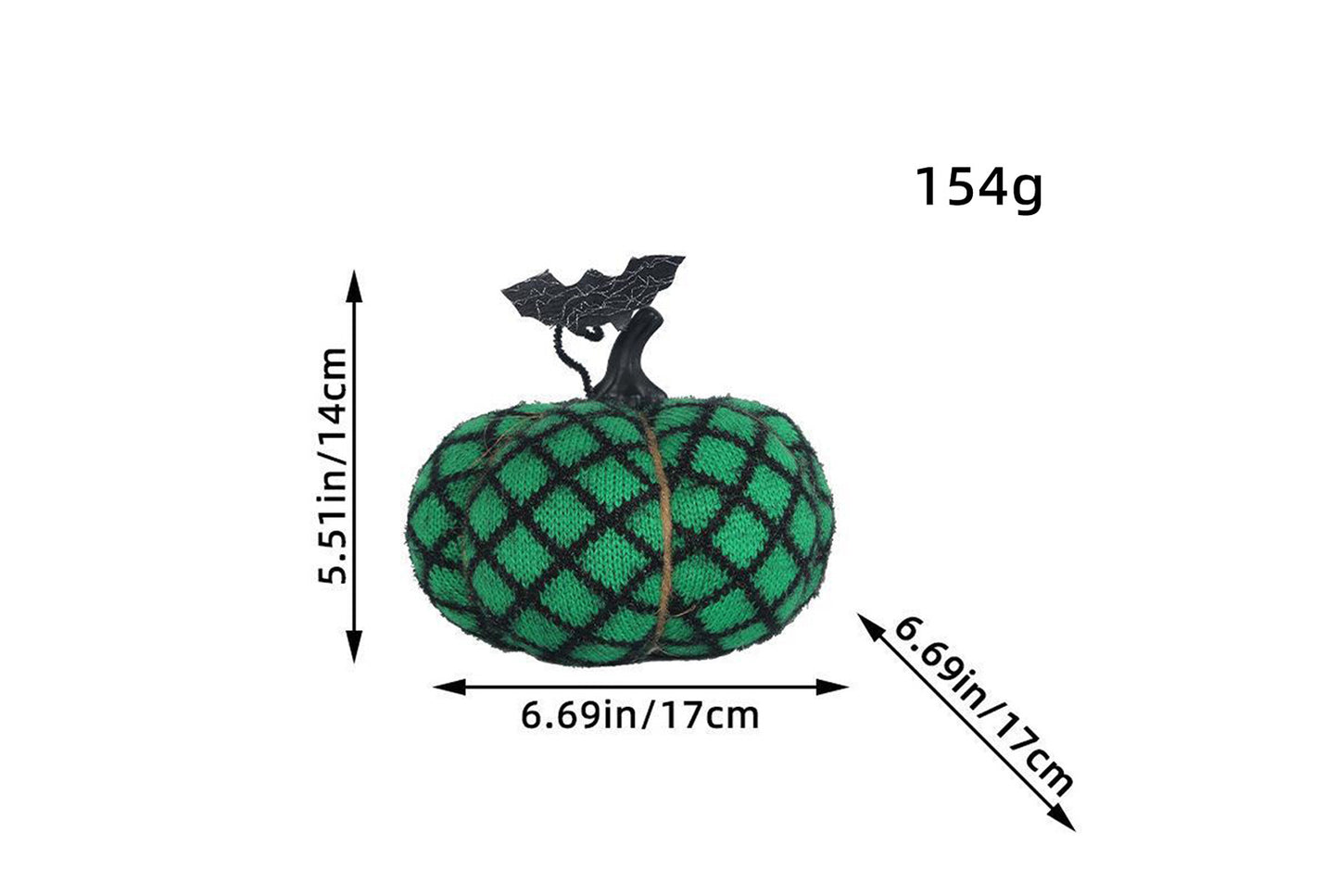 Halloween Pumpkin Ornaments | Five Colors Available