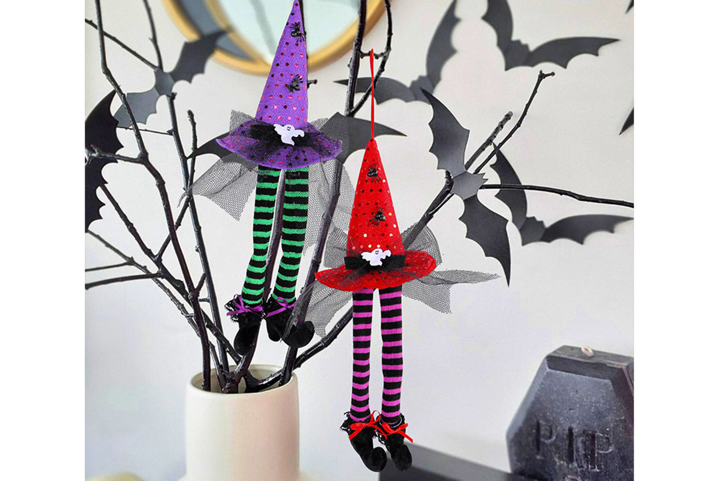 Halloween Witch Hat Hanging Ornament