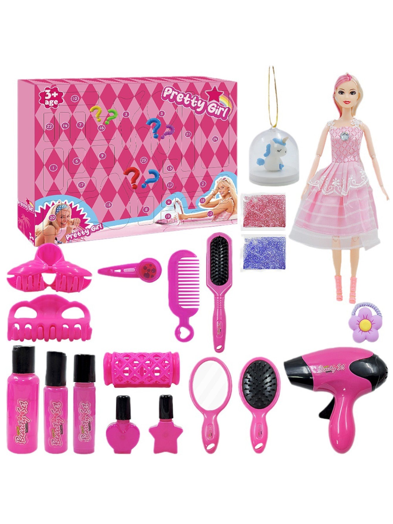 Girl Doll Play House Toy DIY Hand-torn Blind Box Set