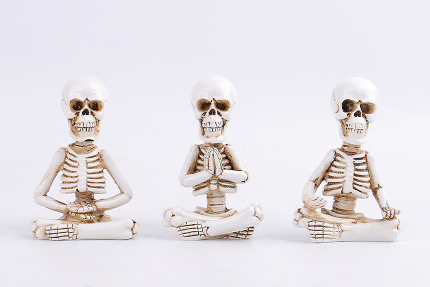 Meditating Skull Tabletop Ornament