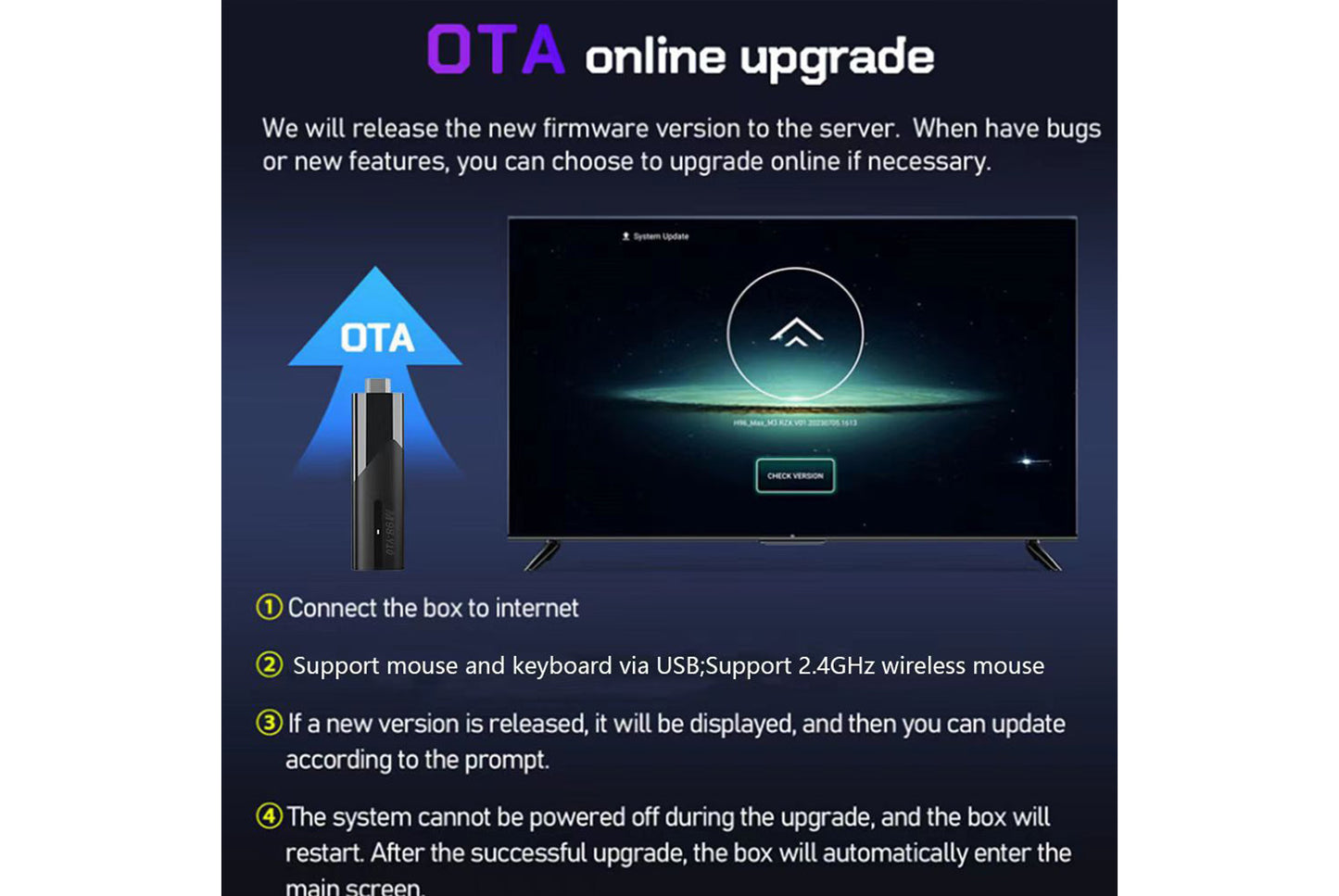 **M98 Y10 Android Internet Set-Top Box 2GB + 16GB 4K TV Box**(UK plug)