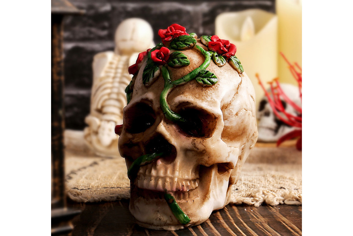Halloween Skull Ornament Set | 4 Styles Available