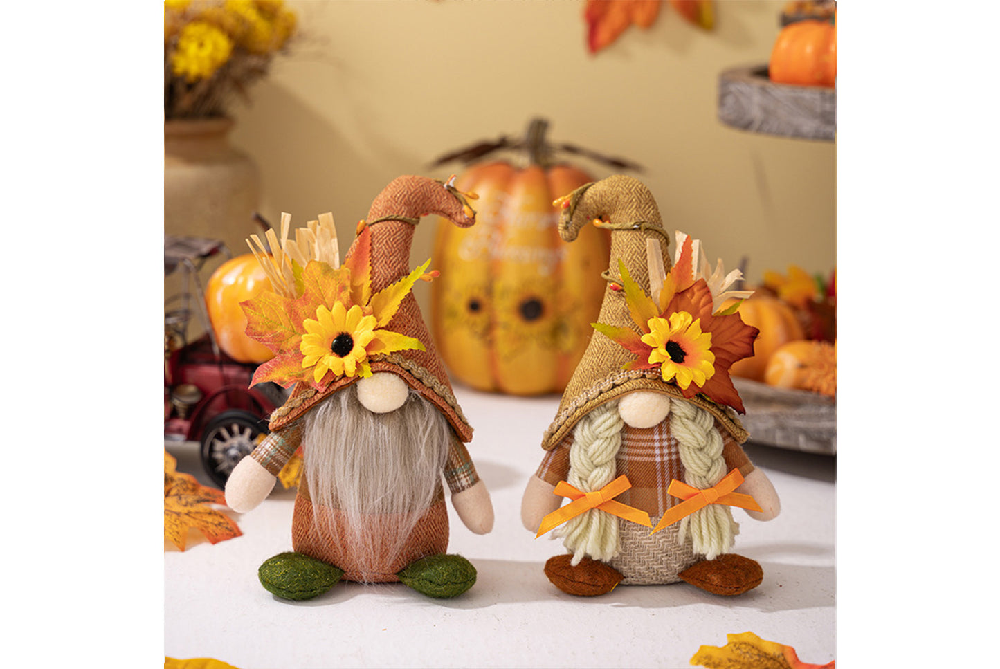 Standing Faceless Doll Gnome Figurine