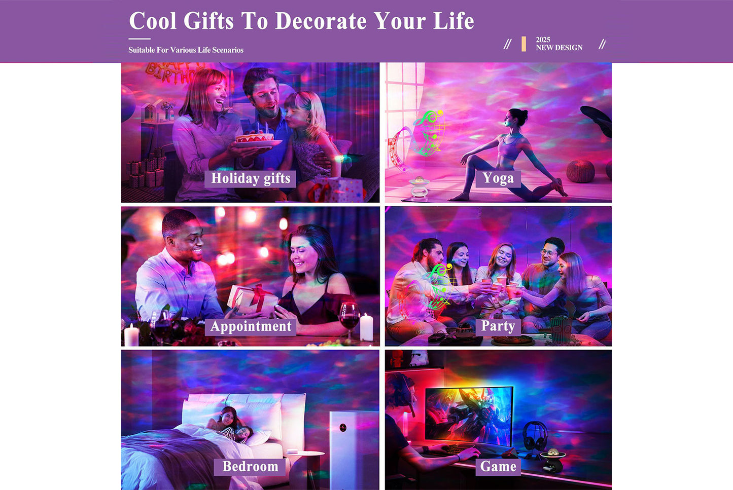 Bluetooth speaker-RGB audio atmosphere light