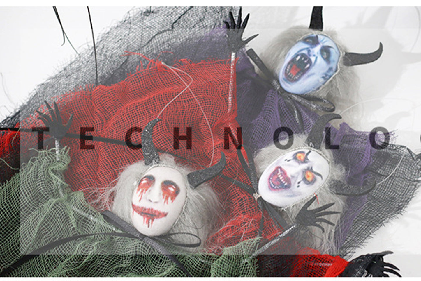 Halloween Decorations, Scary Ghost Doll Pendant, Haunted House Decoration Props