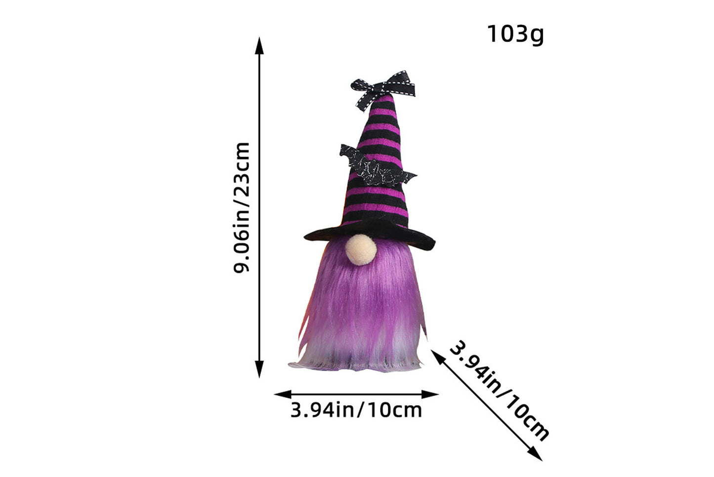 Halloween Mini Wizard Hat Figure | Three Colors Available