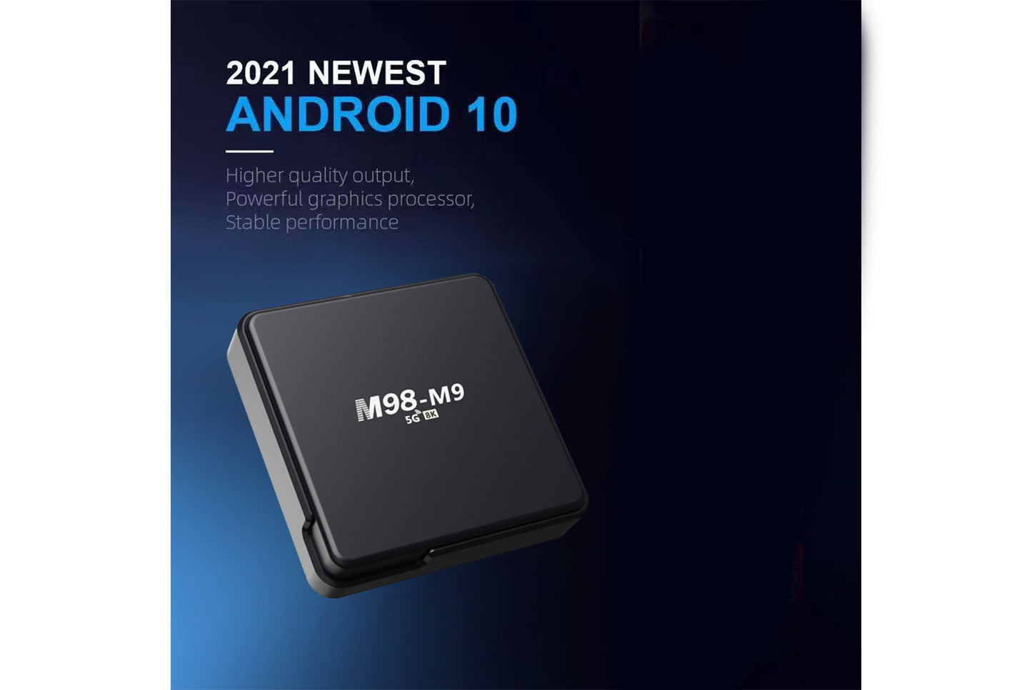 **Smart Internet Set-Top Box 8GB+128GB UK Edition (Dual-Band + Bluetooth + Voice)**(UK plug)