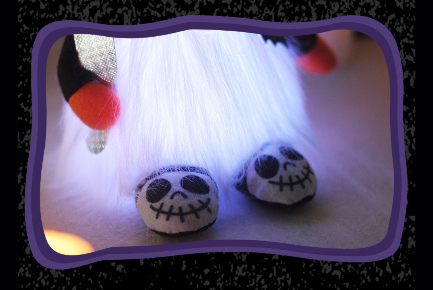 **Halloween Non-Woven Ghost Festival Faceless Old Man Doll with Light**