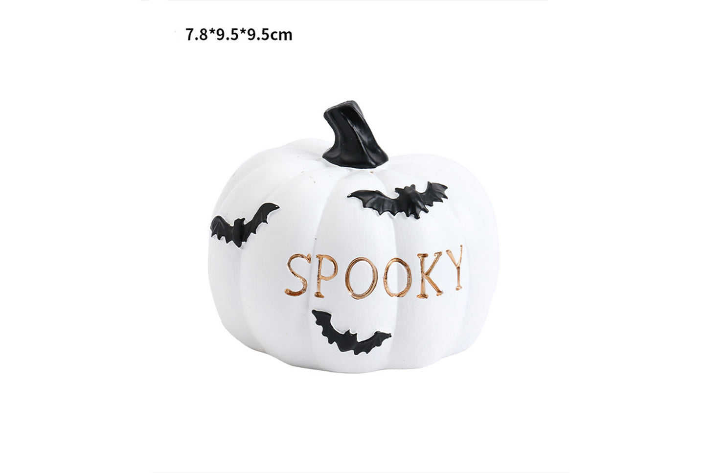 **Halloween Resin Pumpkin Decorative Figure**
