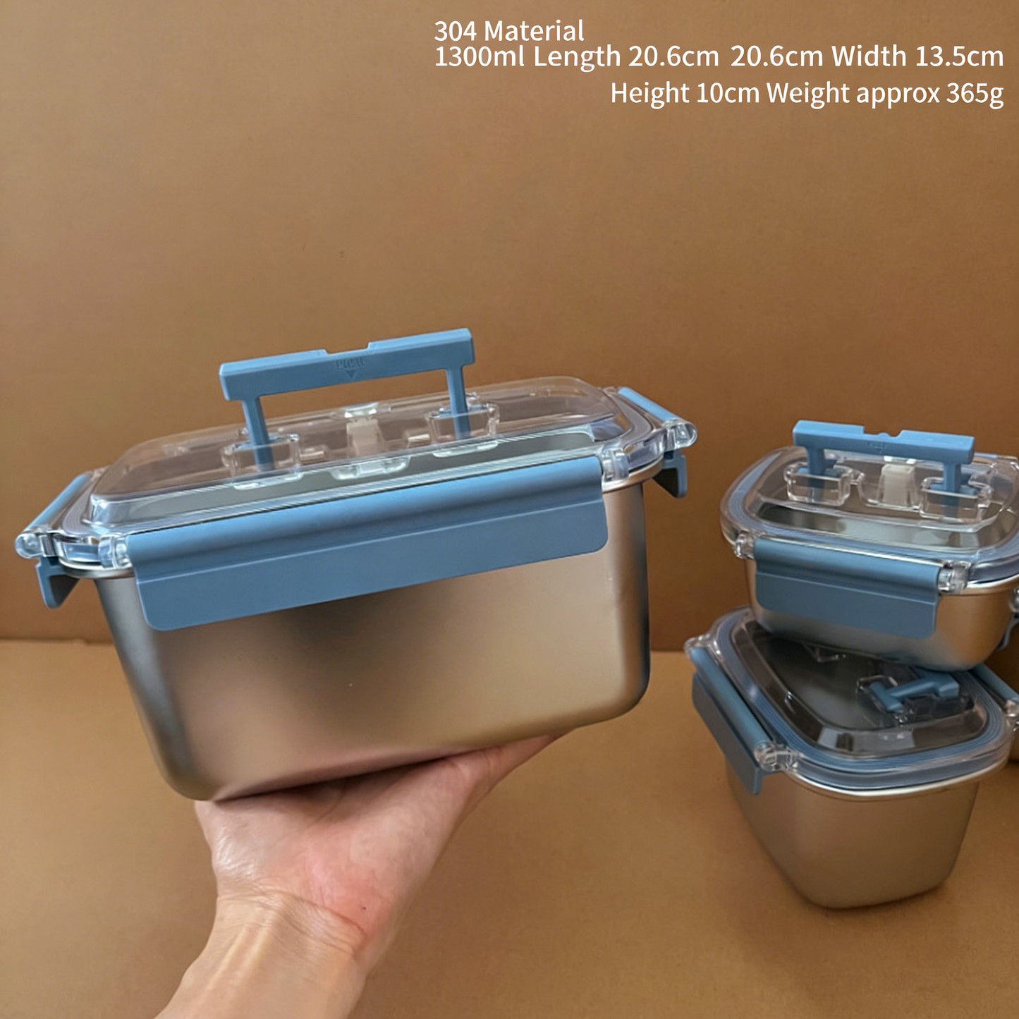 304 Stainless Steel Food Storage Container