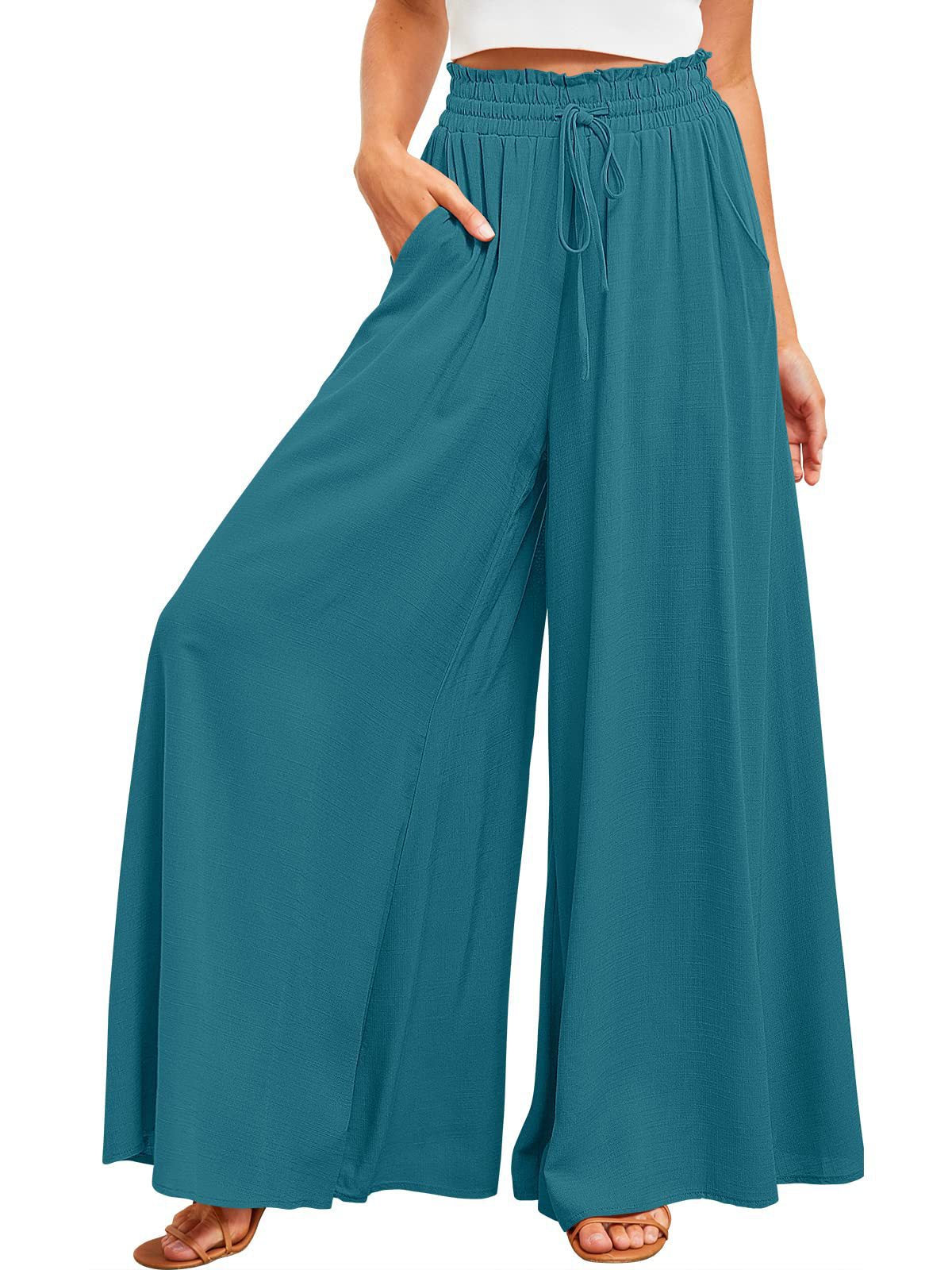# Women's Loose-fitting Fashion Wide-Leg Casual Trousers