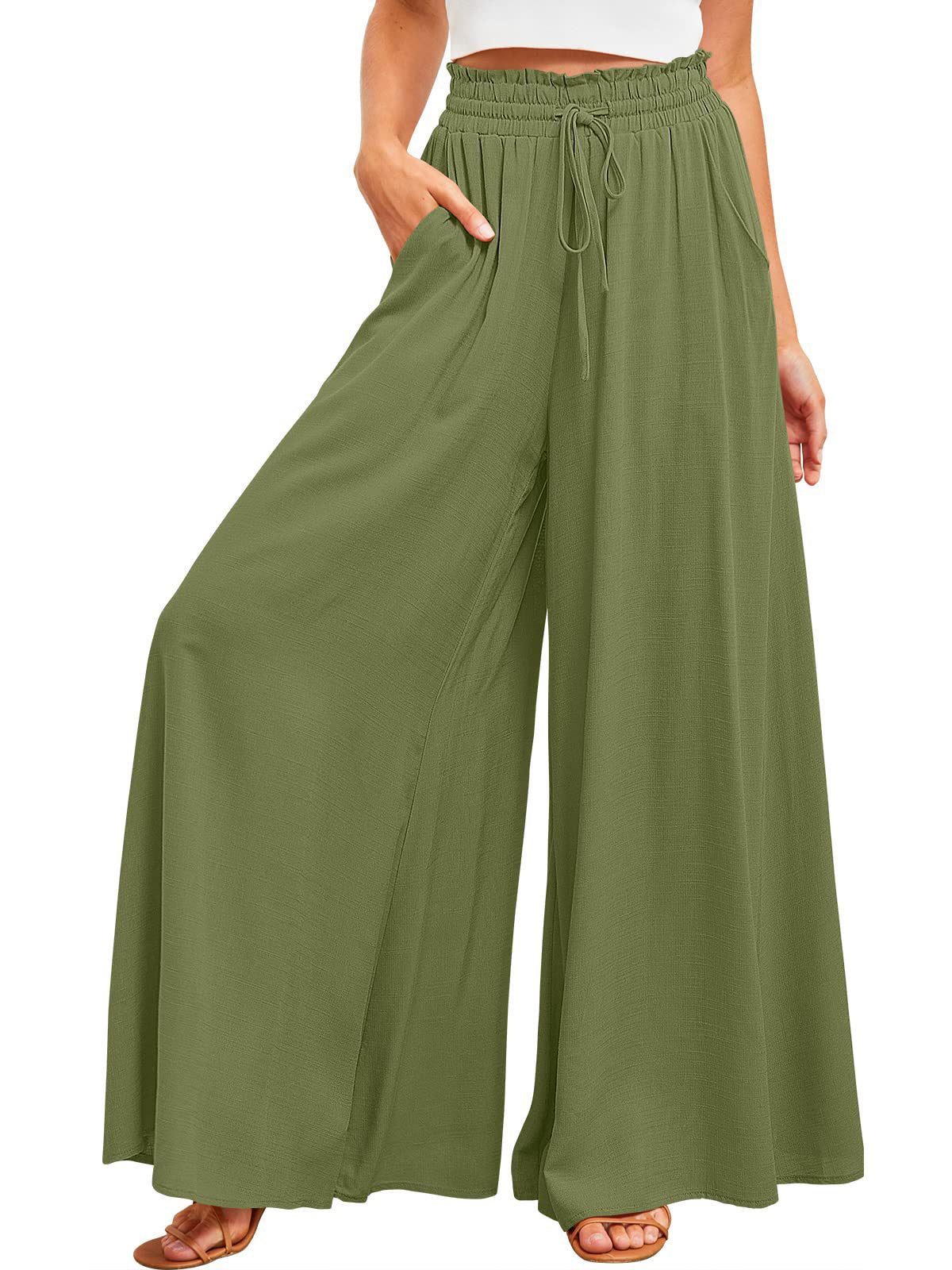 # Women's Loose-fitting Fashion Wide-Leg Casual Trousers