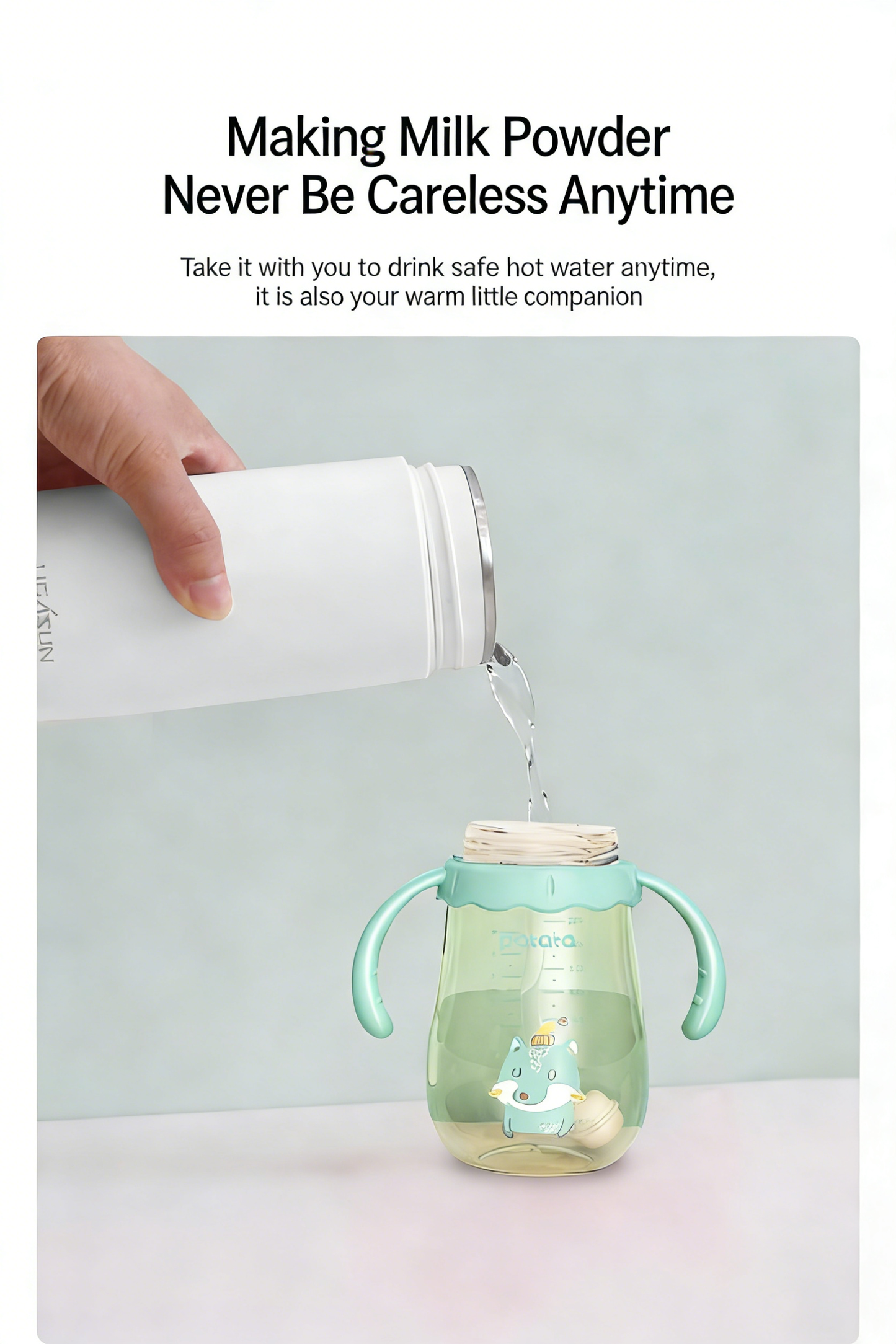 **Small Portable Electric Cup Travel Insulated Kettle**
