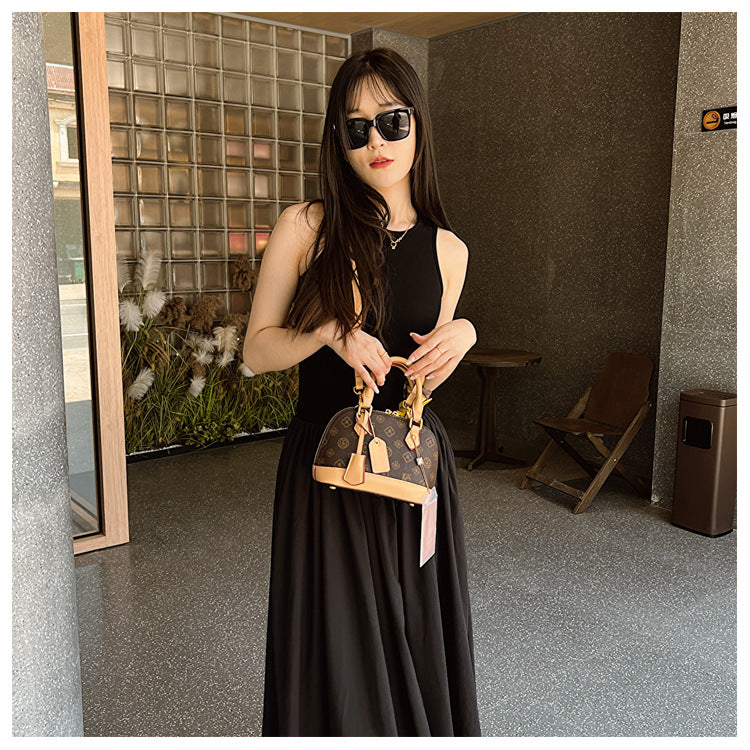 Monogram Letter Shell Bag