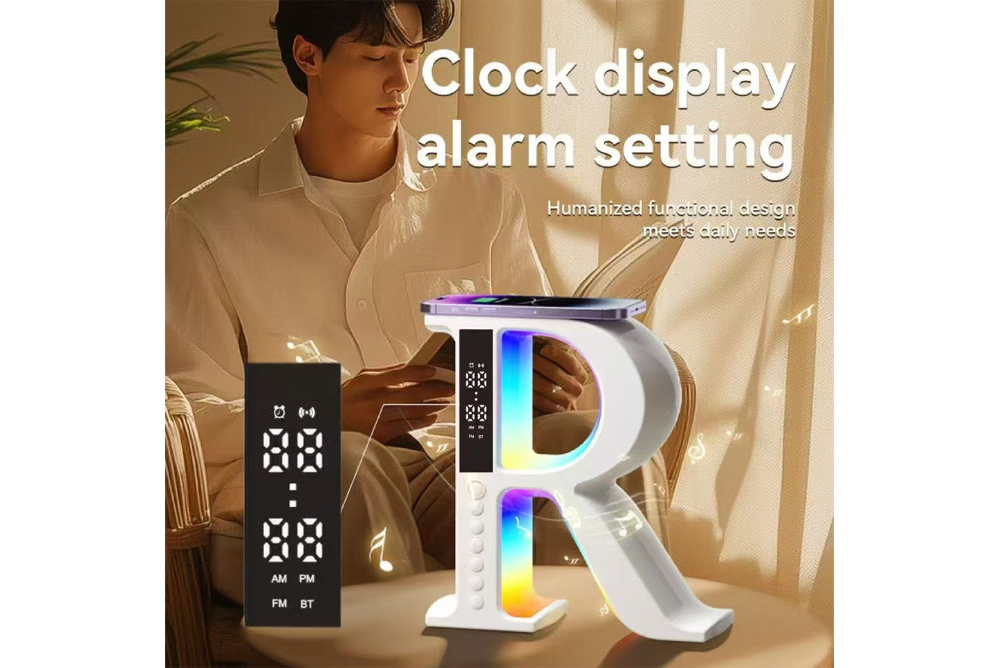 Wireless Charging Bluetooth Speaker