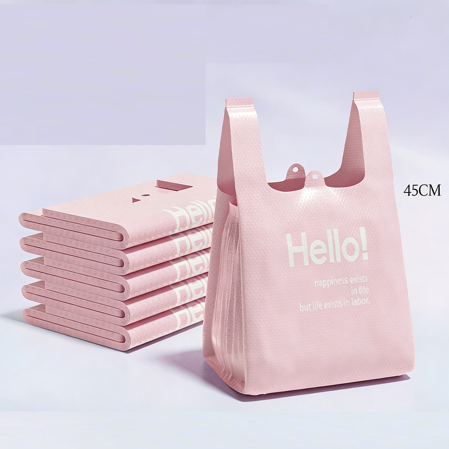 Thickened Hand-held Trash Bags (100-Pack)