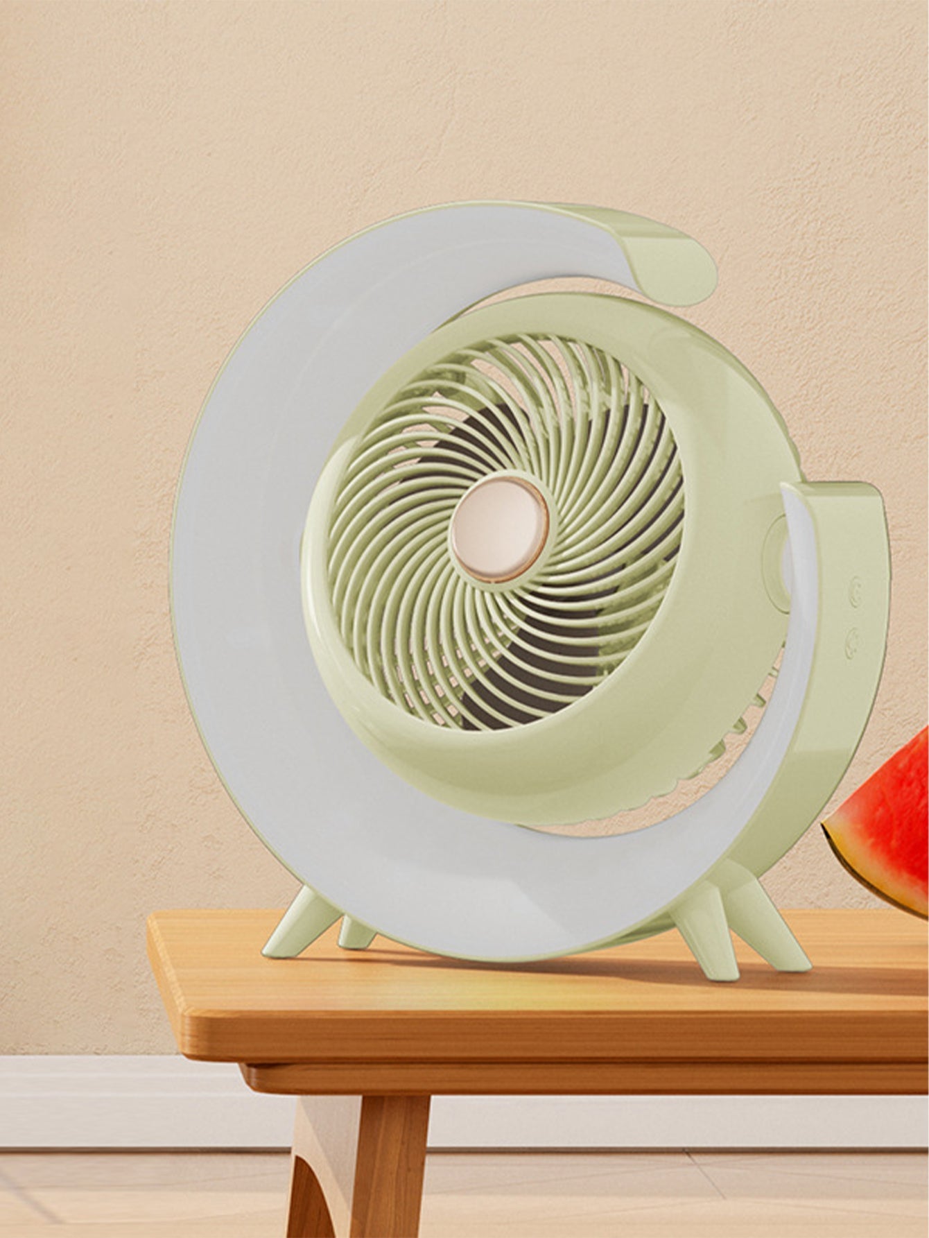Portable USB Desktop Fan with Ambient Light - 2 Styles and 4 Colours