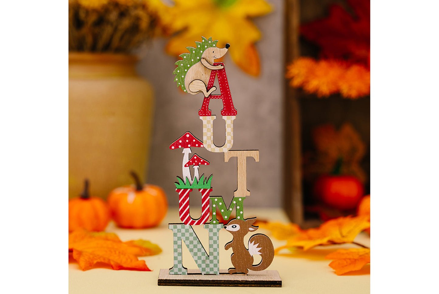 Harvest Season Wooden Decorative Ornaments