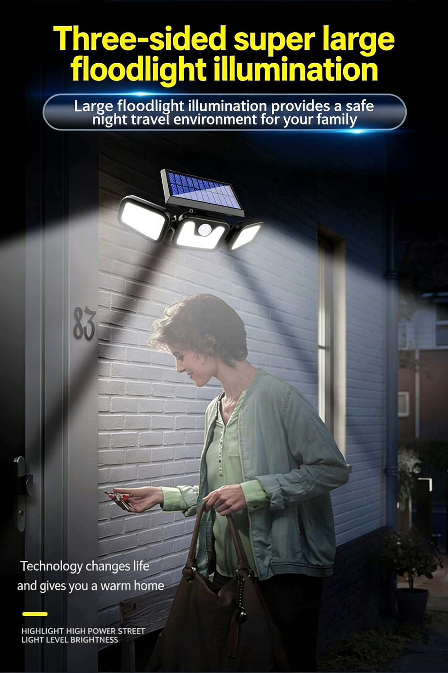 Three-Head Split Wall Light