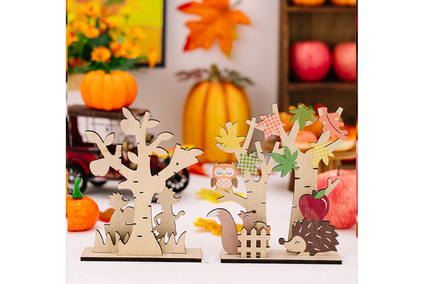 Harvest Season Wooden Decorative Ornaments