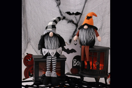 **Halloween 65cm Bat Faceless Old Man Doll**