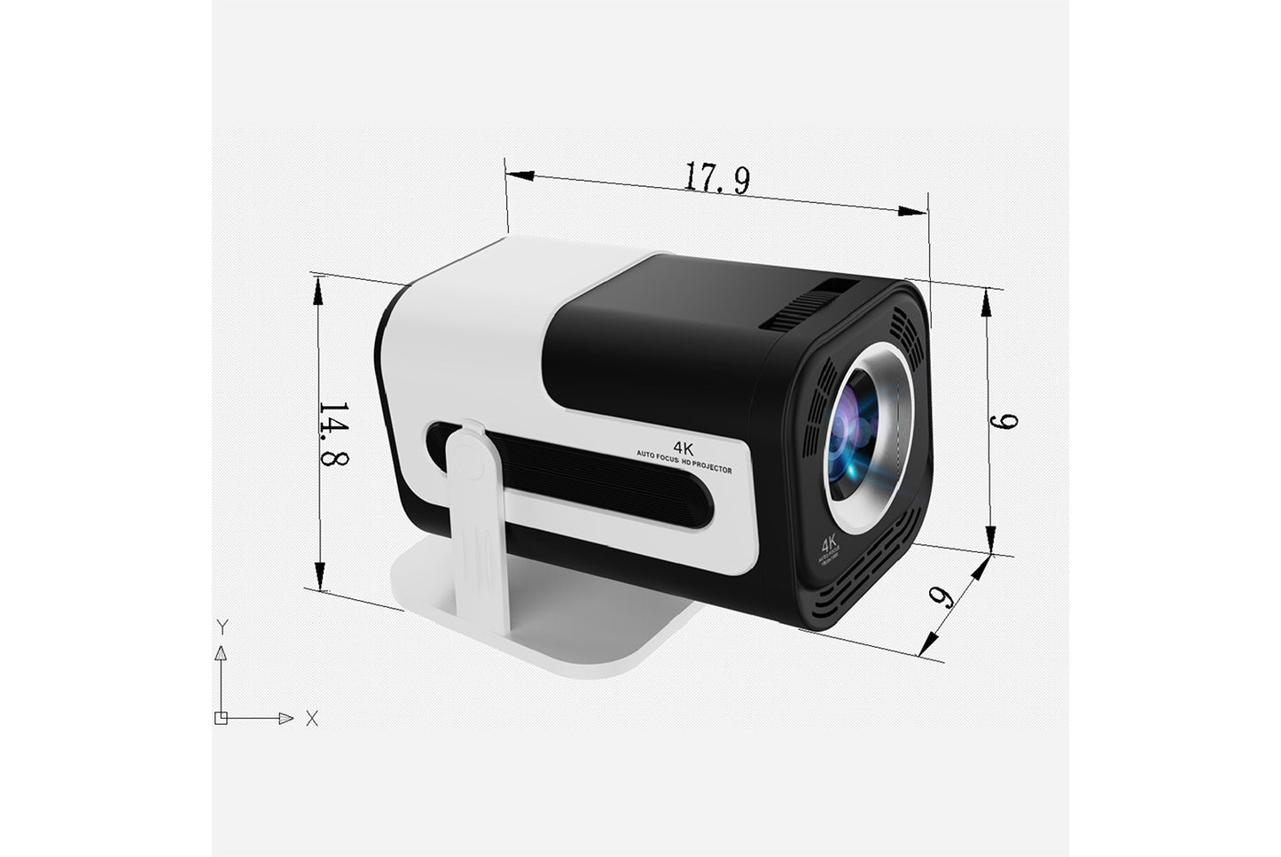 **JY320 HD Projector 2+8GB Version**(UK plug)