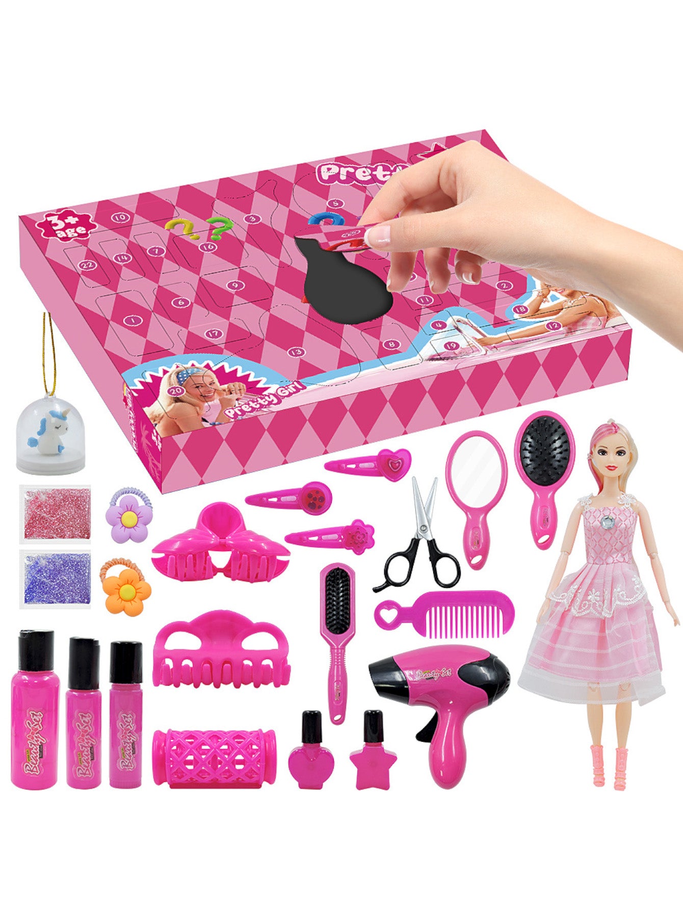 Girl Doll Play House Toy DIY Hand-torn Blind Box Set