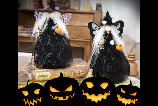 **Butterfly Witch Doll Treetop Star Ornament**