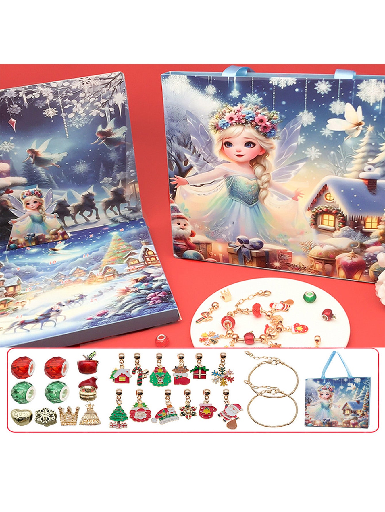 Children's Handmade DIY Beaded Bracelet Set