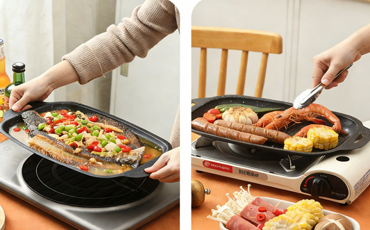 Multifunctional Grilled Fish Pan