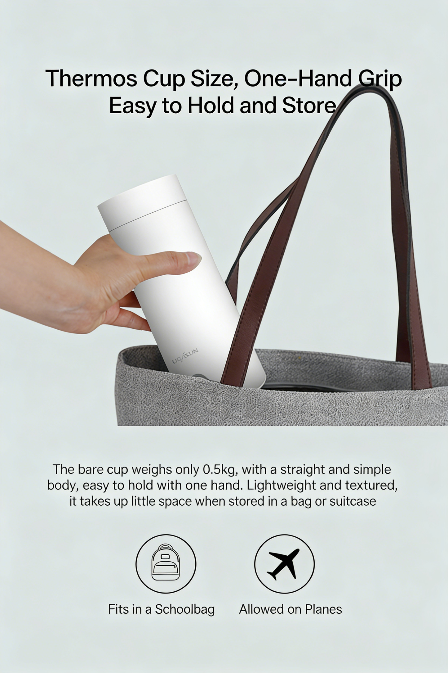 **Small Portable Electric Cup Travel Insulated Kettle**