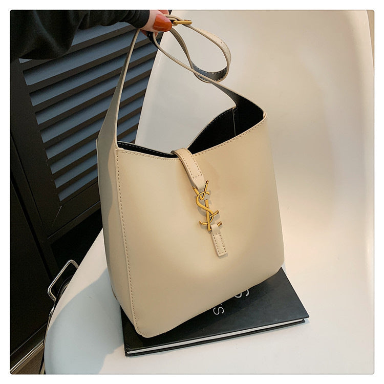 # Trendy Large-Capacity Bucket Bag (Shoulder/Crossbody)