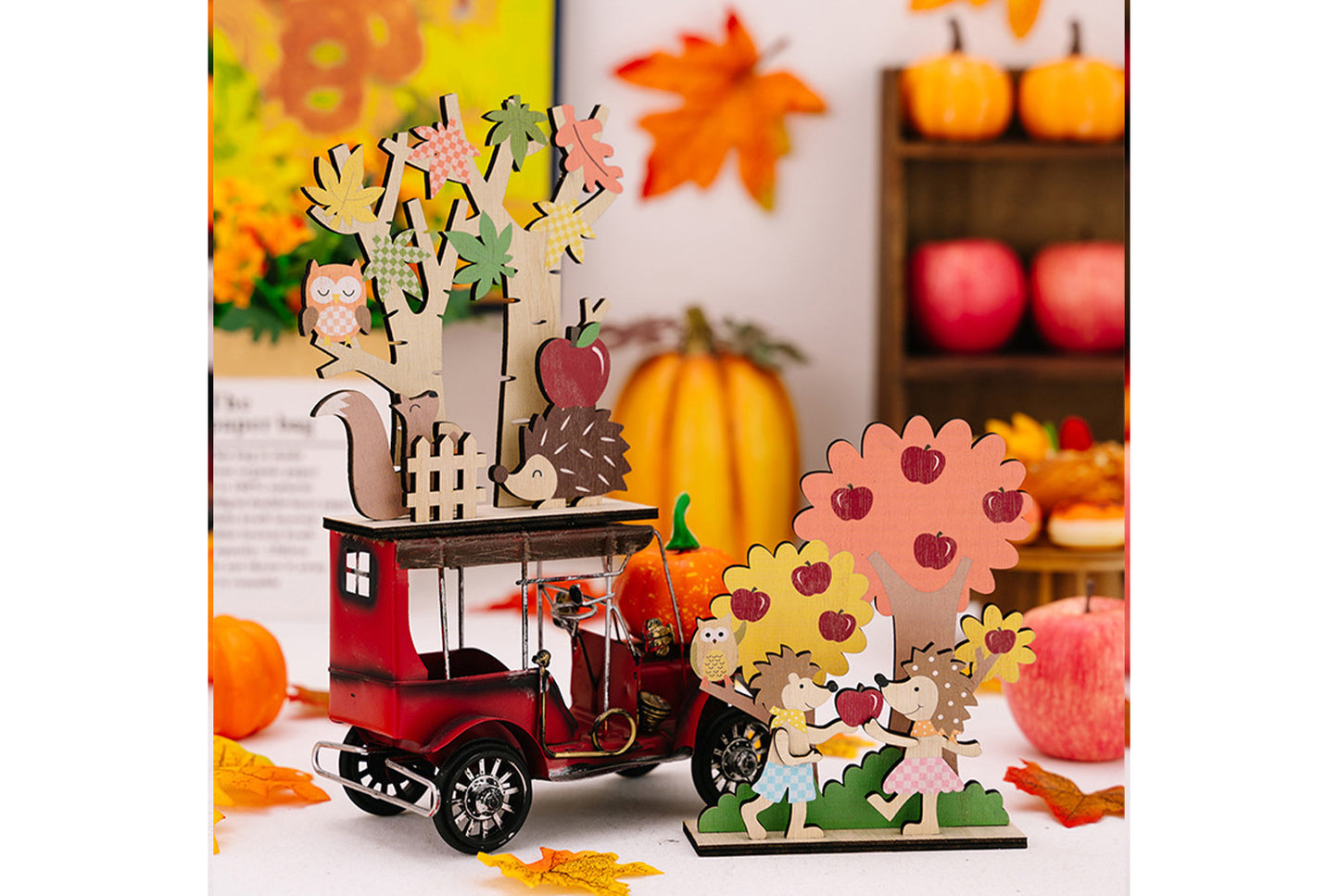 Harvest Season Wooden Decorative Ornaments