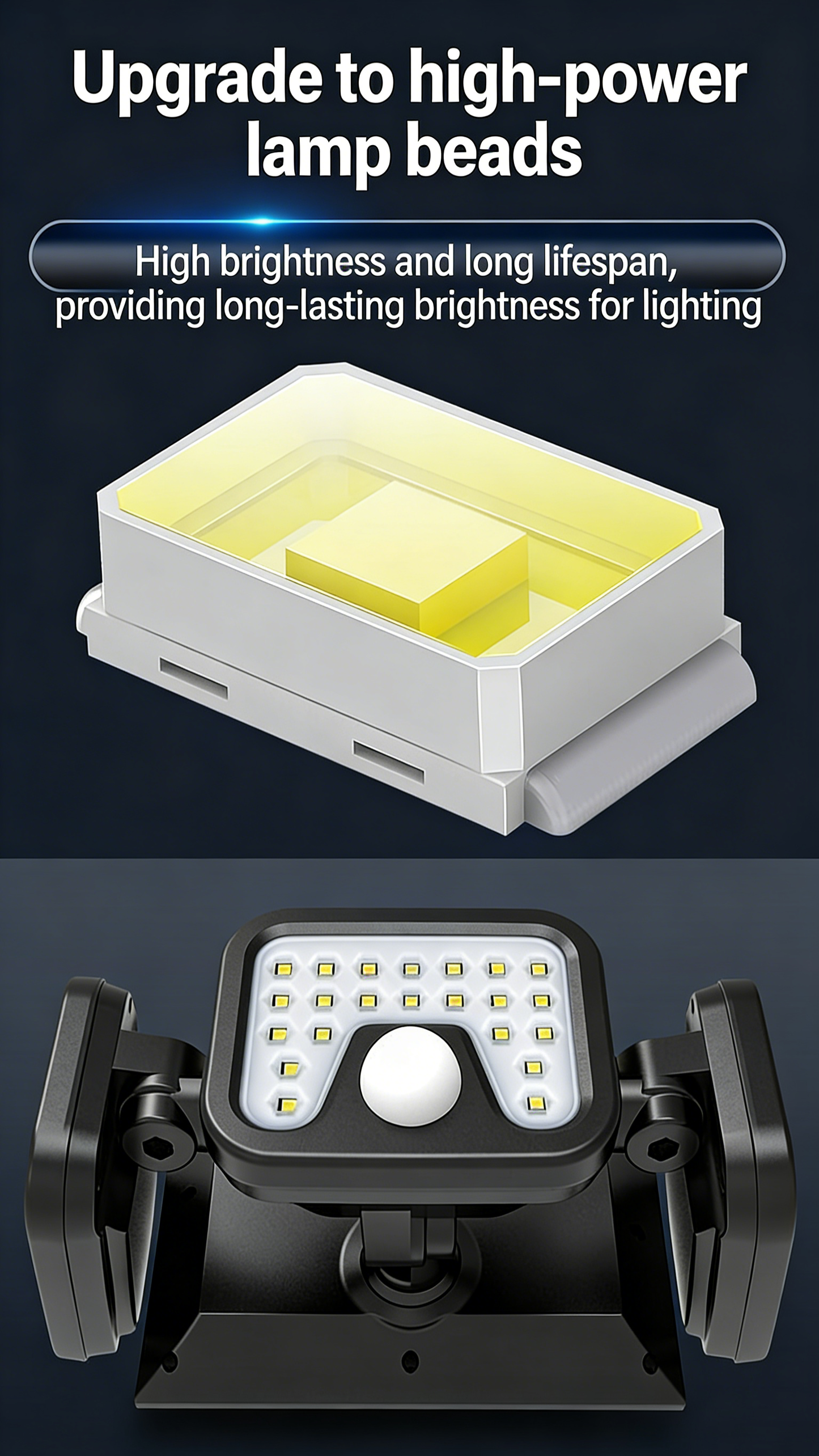 Three-Head Split Wall Light