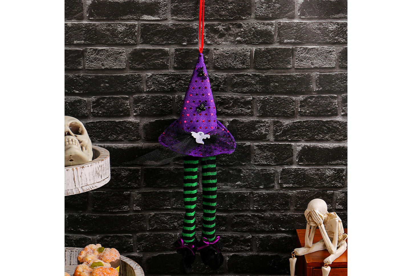 Halloween Witch Hat Hanging Ornament