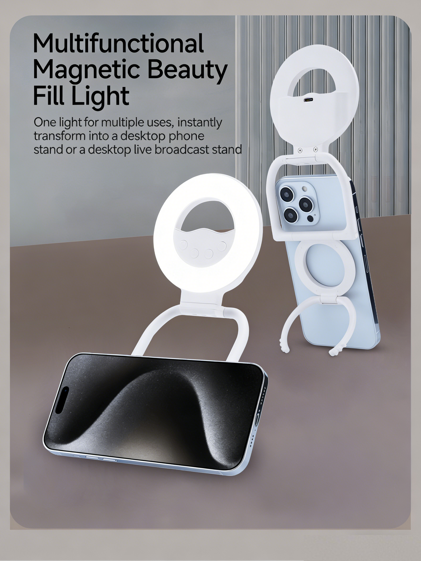 Multifunctional Magnetic Beauty Fill Light