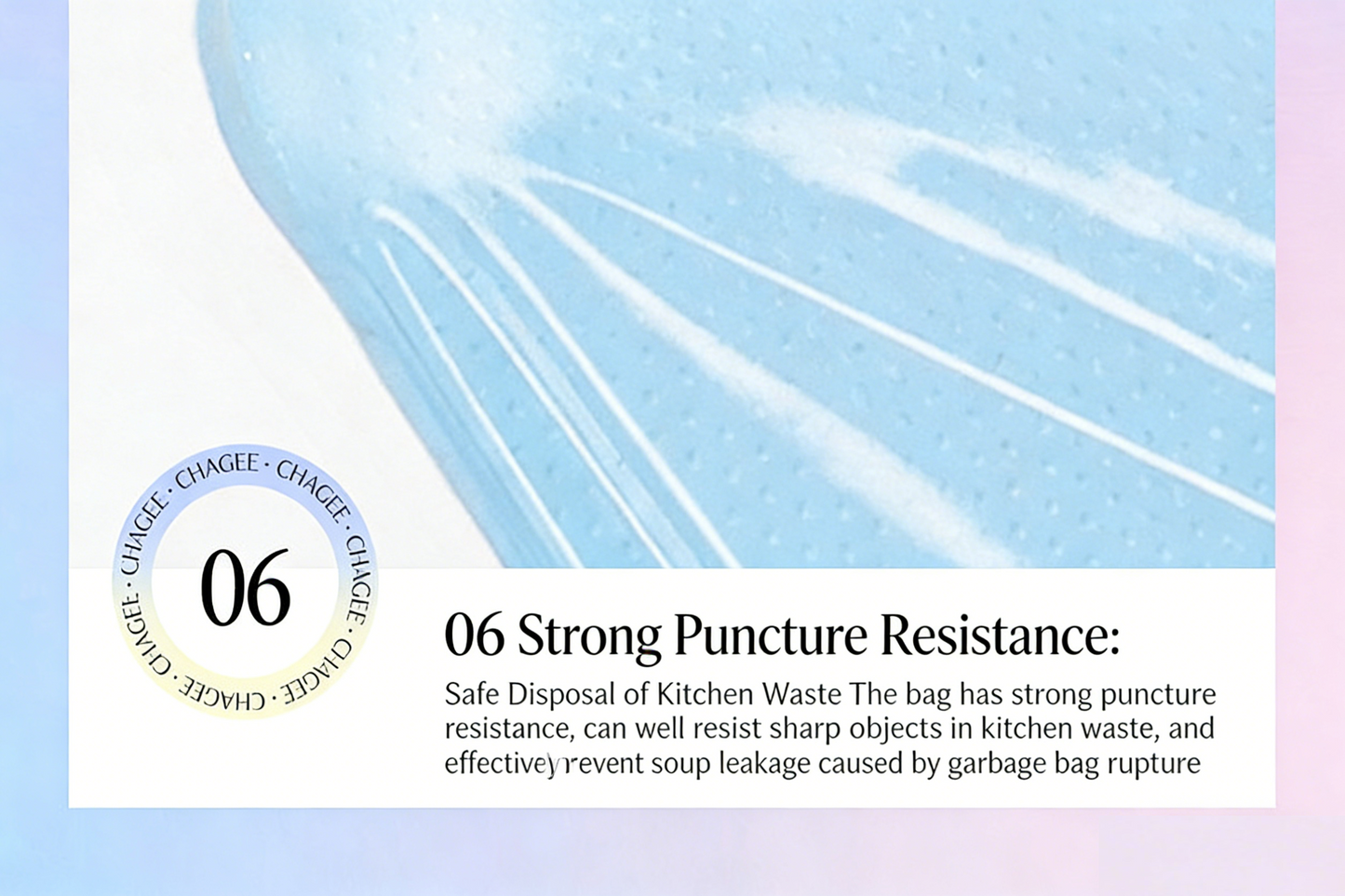 Thickened Hand-held Trash Bags (100-Pack)