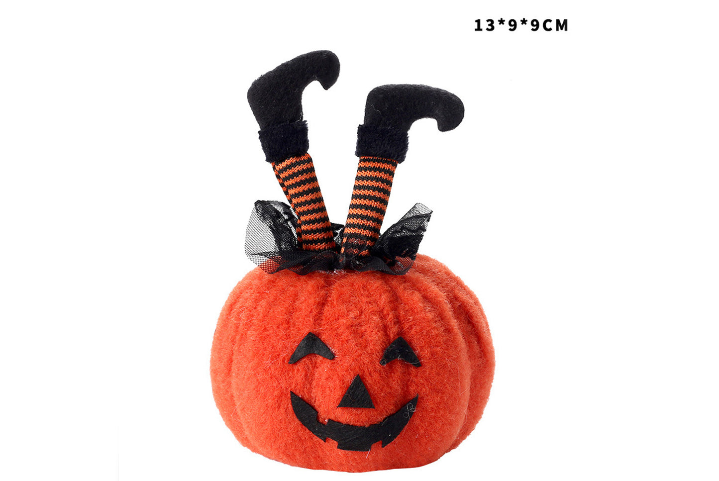 **Halloween Witch's Foot Pumpkin Doll**