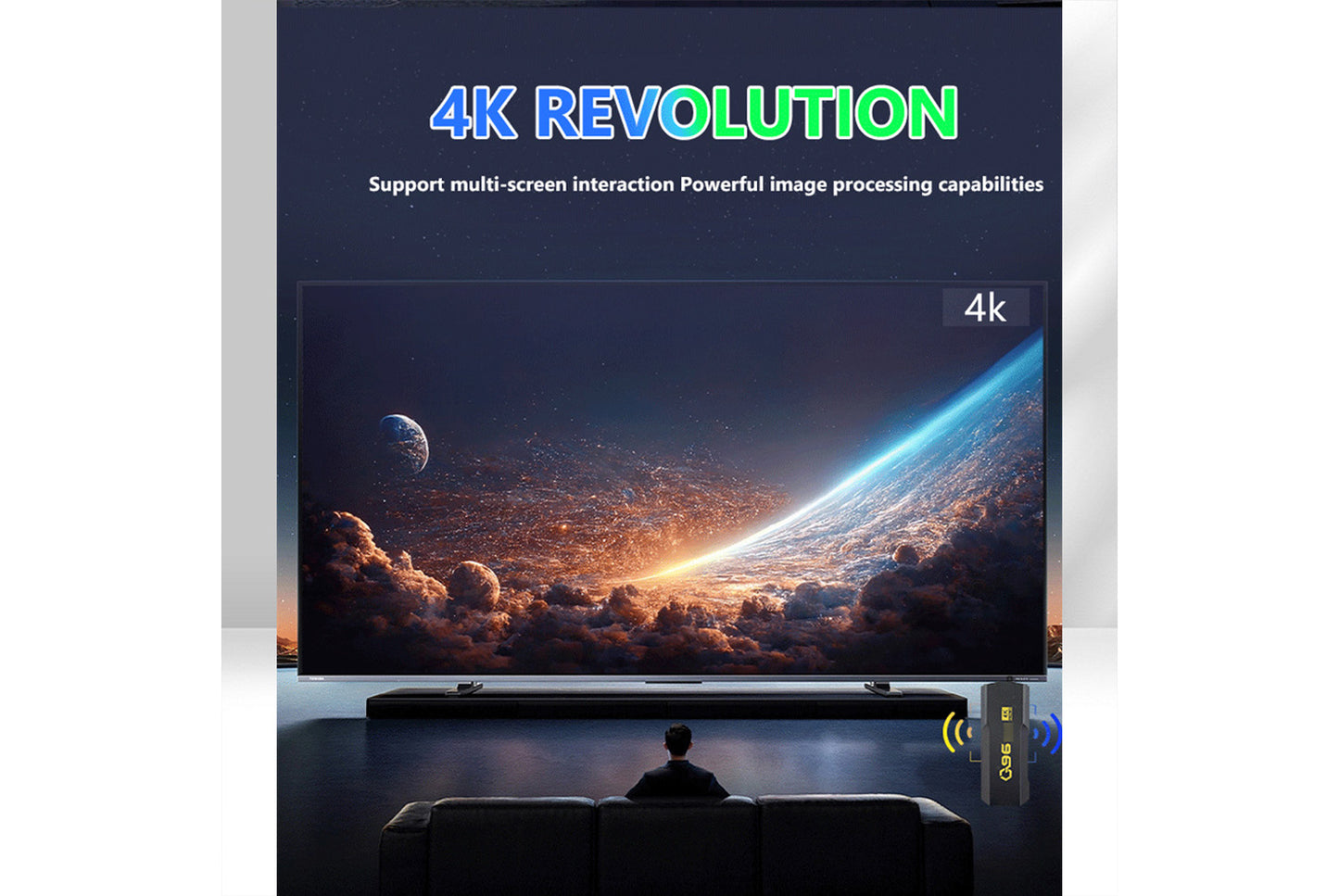 **Q96 5G Smart Internet Set-Top Box 8GB+128GB Flagship Edition**(UK plug)