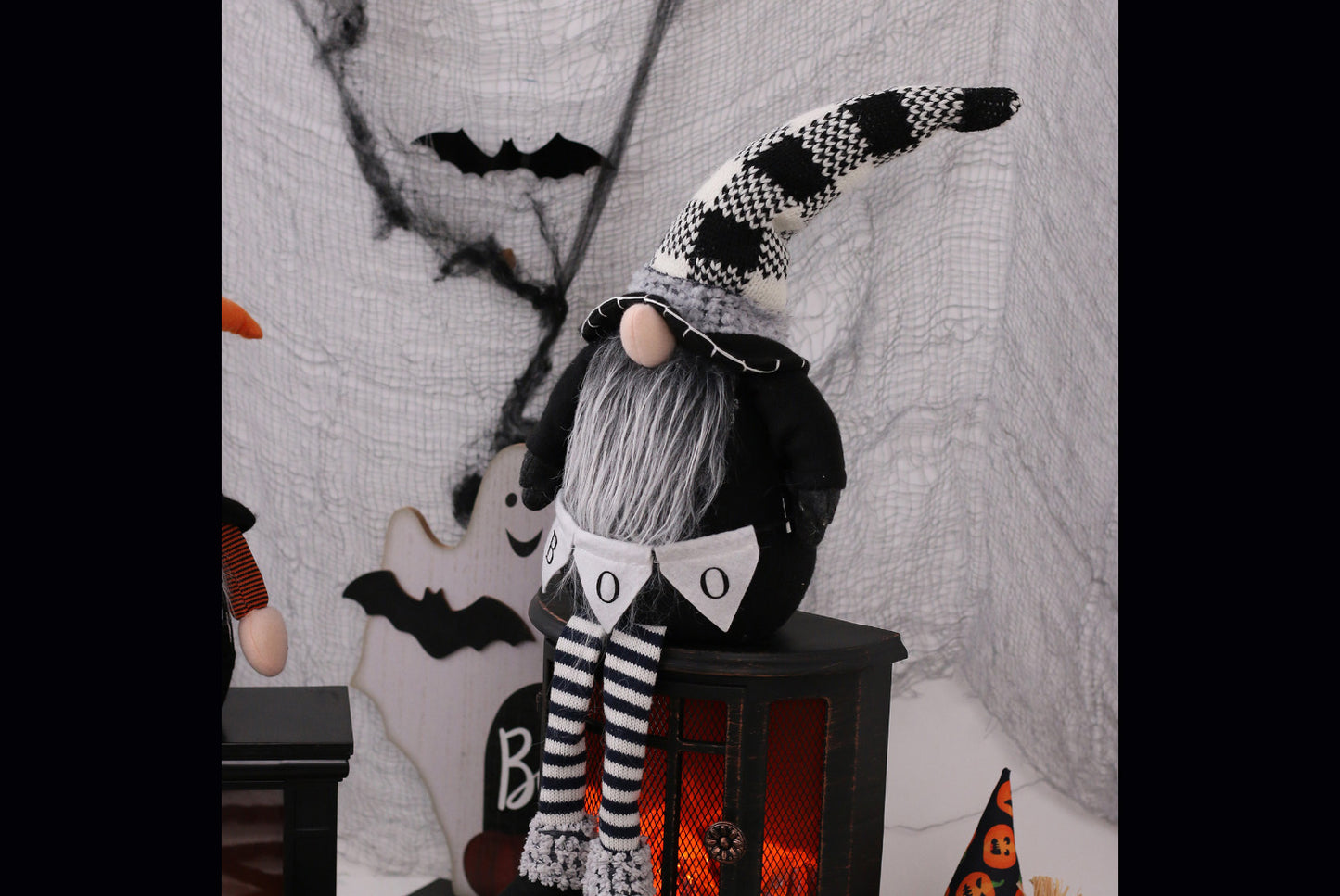 **Halloween 65cm Bat Faceless Old Man Doll**