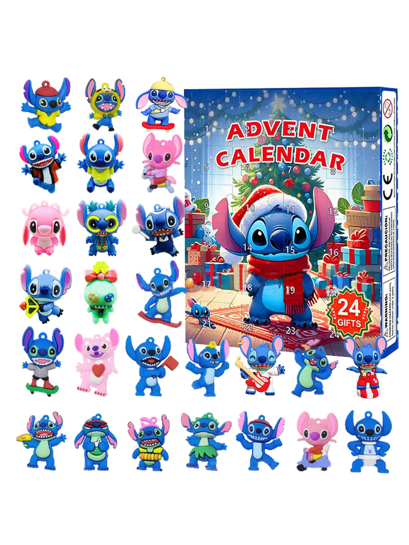 Christmas Mickey Mouse Blind Box Decorations Disney Countdown Calendar Gift