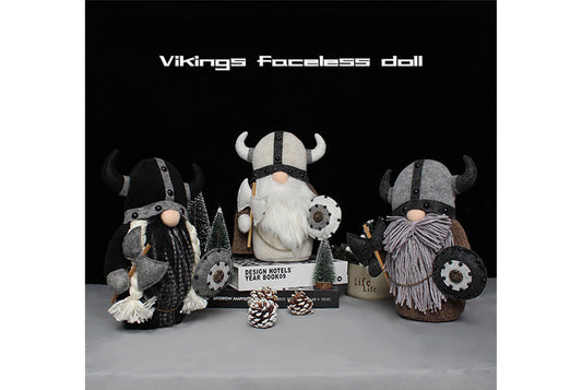 Halloween Gnome Faceless Doll | Black Knight Style