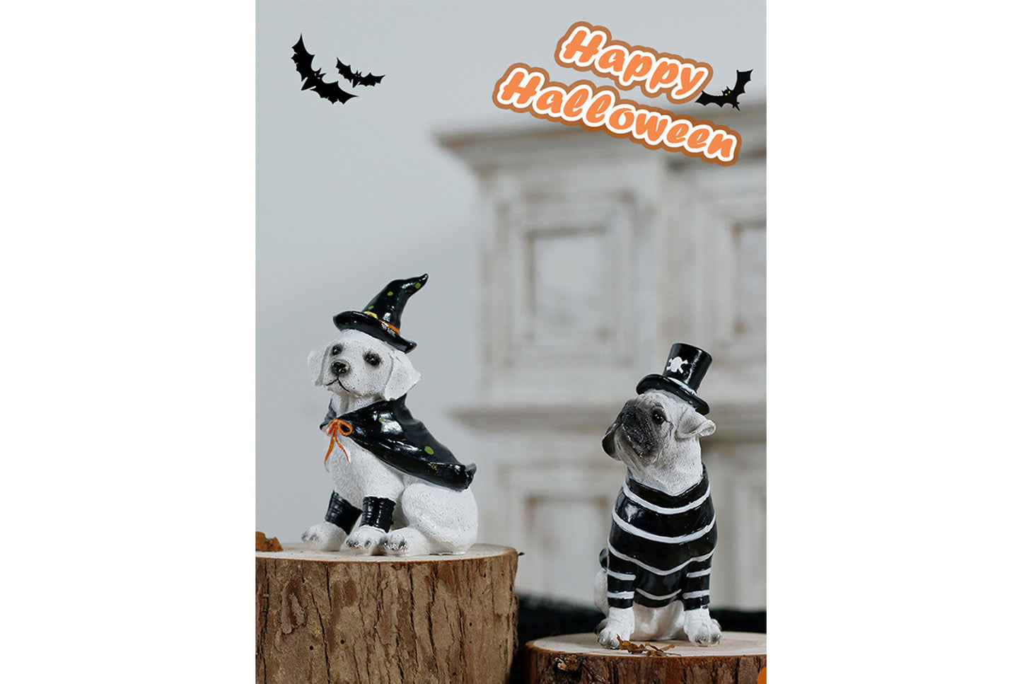 **Halloween Pet Dog Resin Ornament**