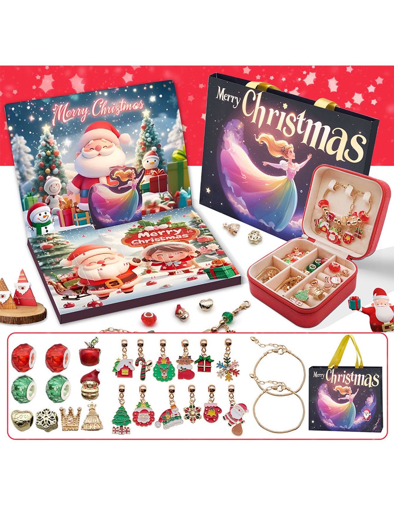 Children's Handmade DIY Beaded Bracelet Set