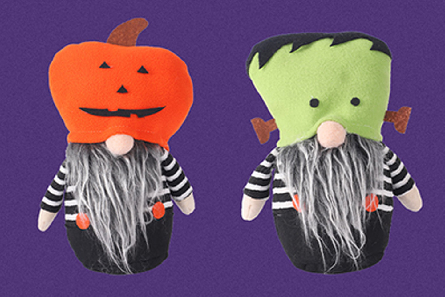 **Halloween Monster Pumpkin Hat Doll**