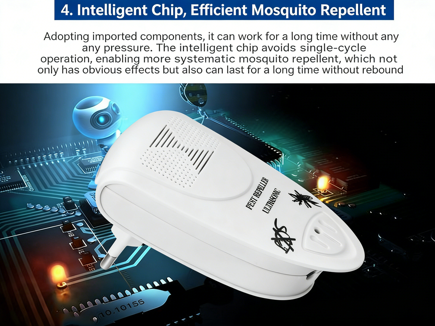 Ultrasonic Insect Repellent for Indoor Use