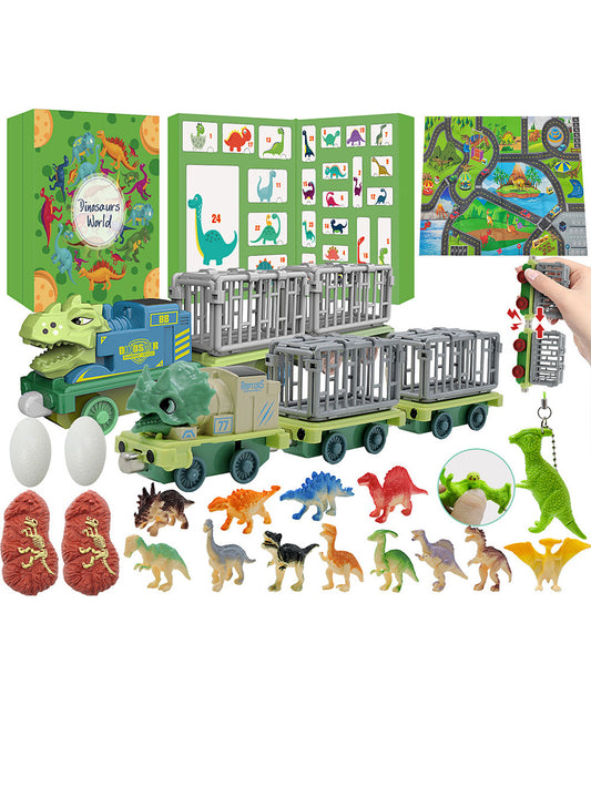 Christmas blind box countdown assembly building block toys